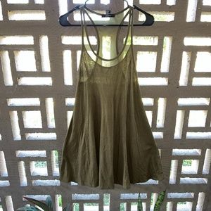 Forever 21 Green Skater Dress